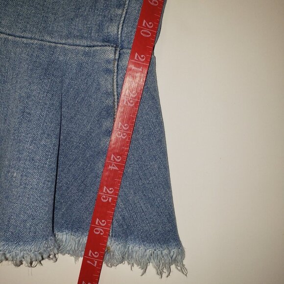 Frame Denim Le Skinny de Jeanne Women's Size 26 Raw Hem Flare Jeans Light Wash - Picture 8 of 16